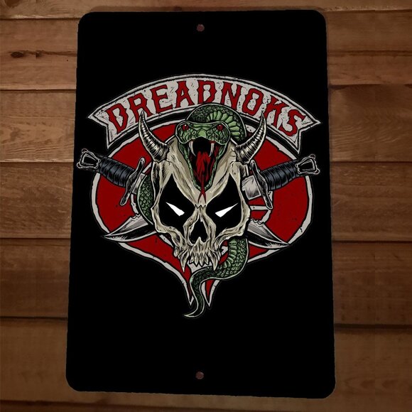 Dreadnoks 8x12 Metal Wall Sign GI Joe Cobra Poster - Picture 1 of 1